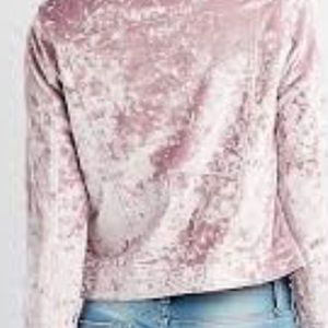 Crushed velvet jacket